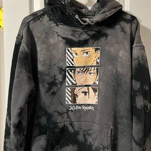 Jujutsu kaisen hoodie gray